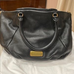 Black large Marc Jacobs Handbag Italian leather